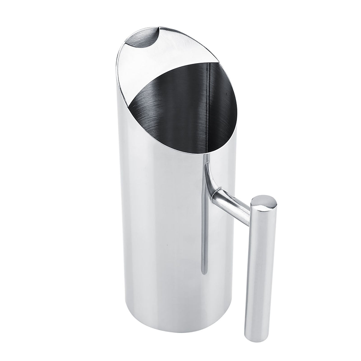 Stainless Steel Water Jug with Ice Guard Cold Drinking Pitcher Home Hotel Serving Tool (1.5L)