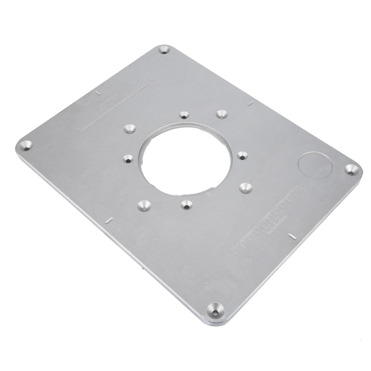 300mm X 235mm X 9.5mm DIY Router Table Insert Plate and Insert Ring Woodworking
