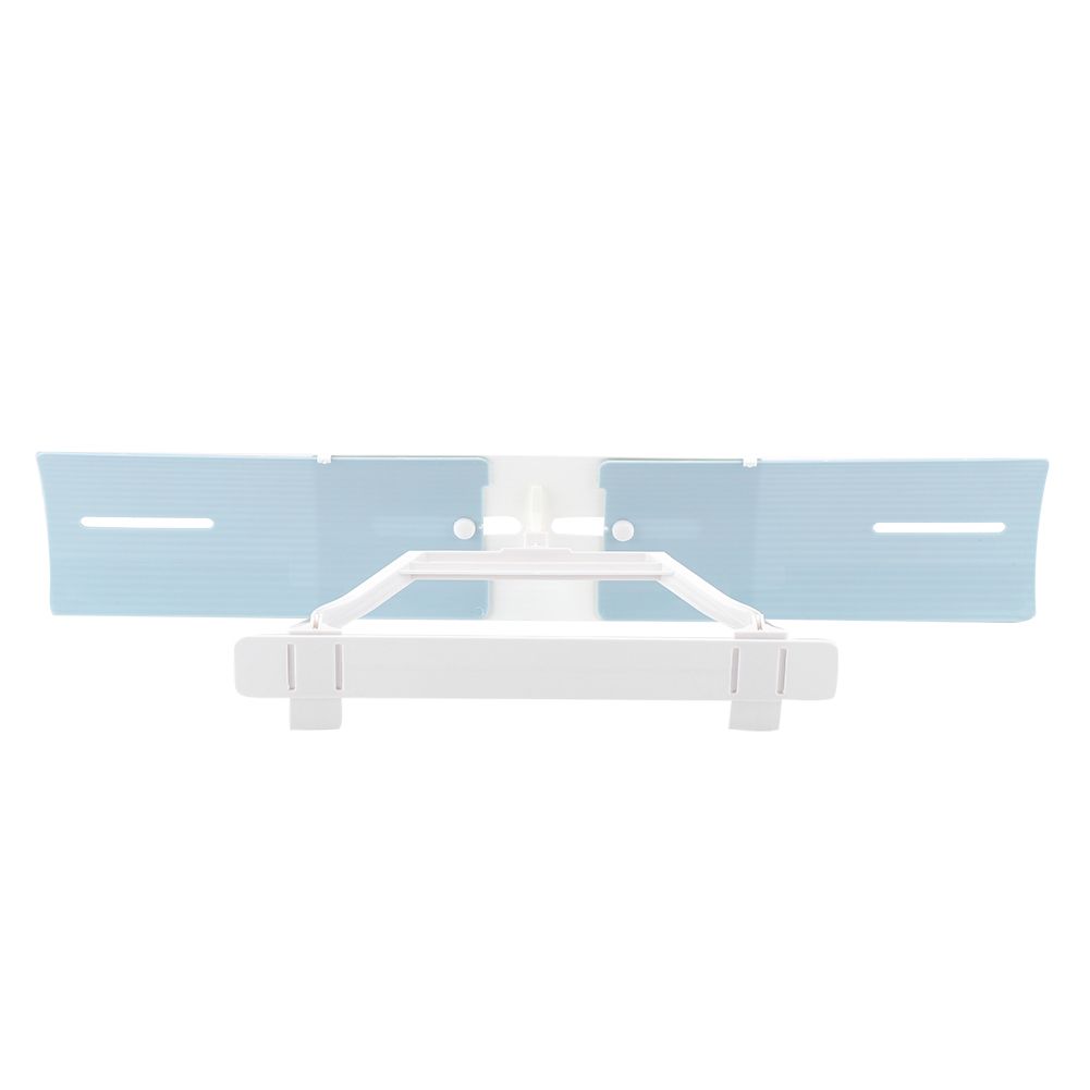 Anti wind Shield Air Conditioning Wind Shield Retractable Windshield Deflector Blue