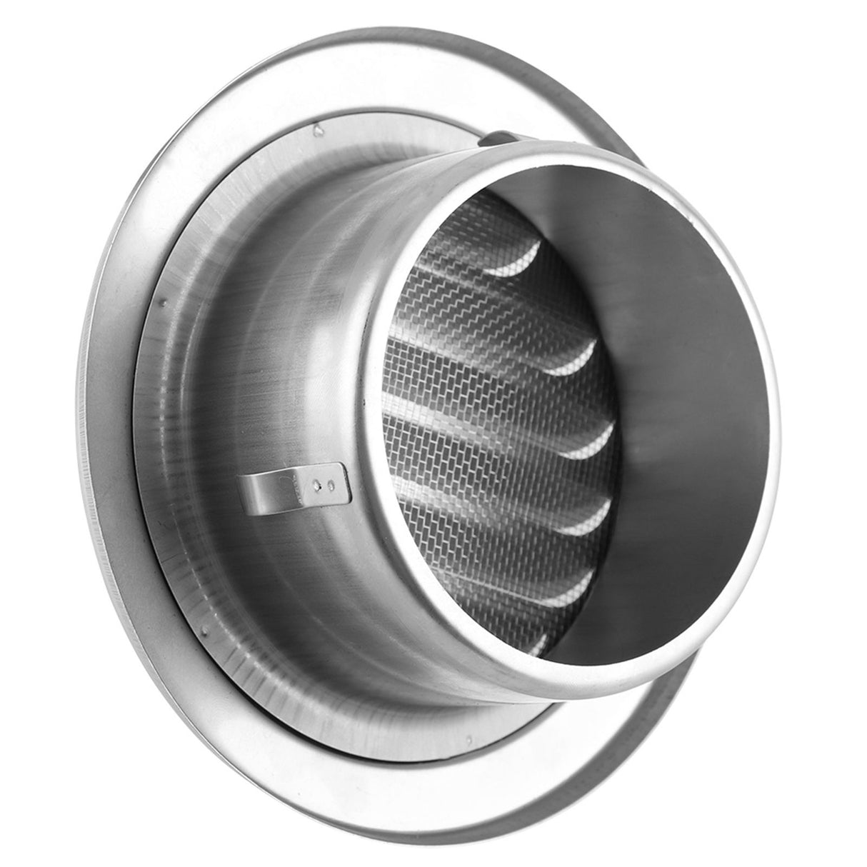Stainless Steel Wall Air Vent Round Flat Grille Ducting Ventilation Cover Outlet Insect Mesh