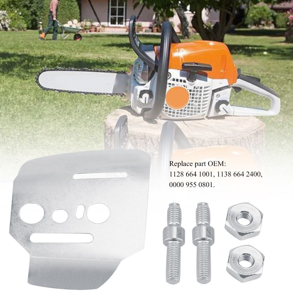 Bar Side Plate Collar Screw Nut Bar Stud Fit for Stihl MS441 MS460 MS650 MS660