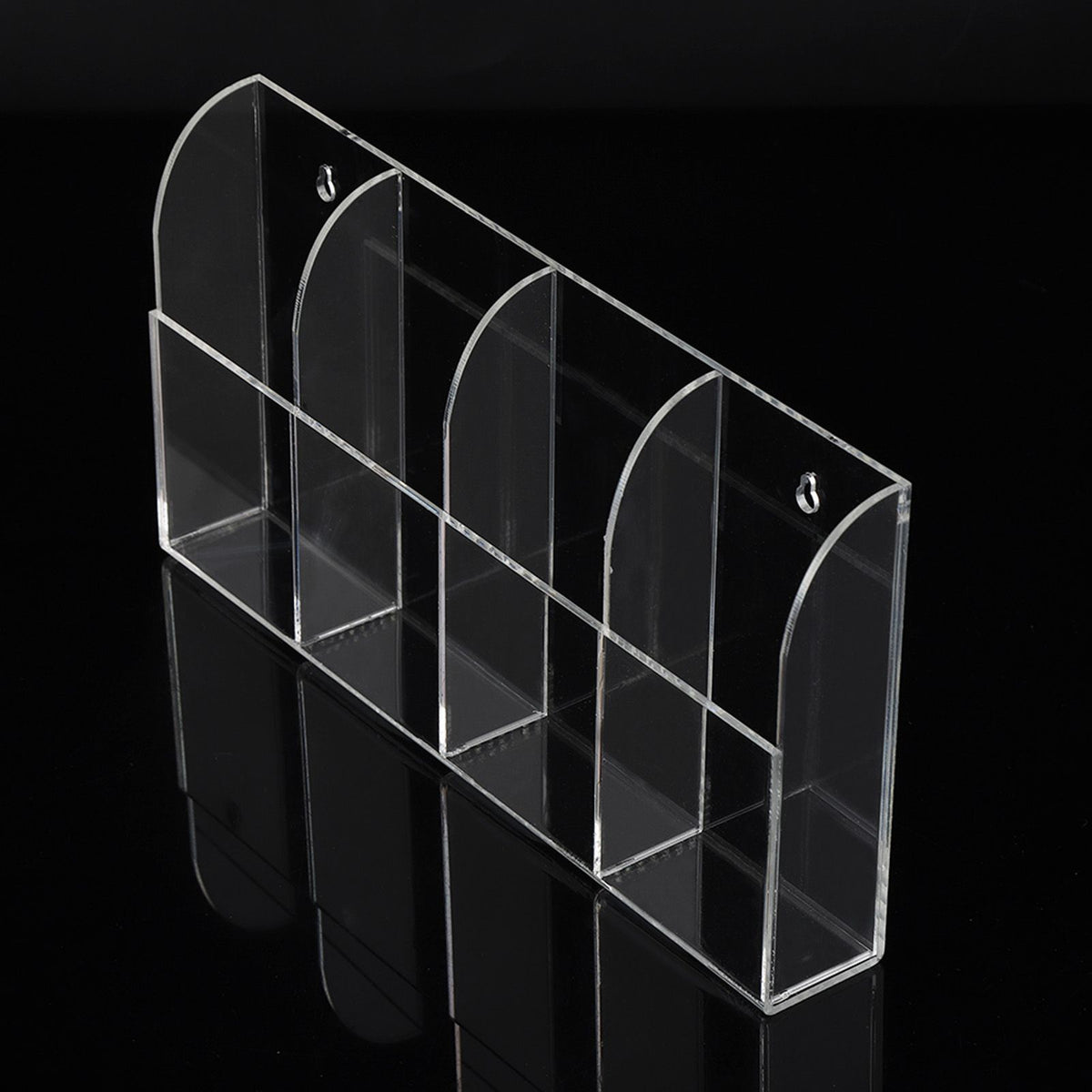 Acrylic Air Conditioner Remote Control Holder Case Storage Box Wall Mount