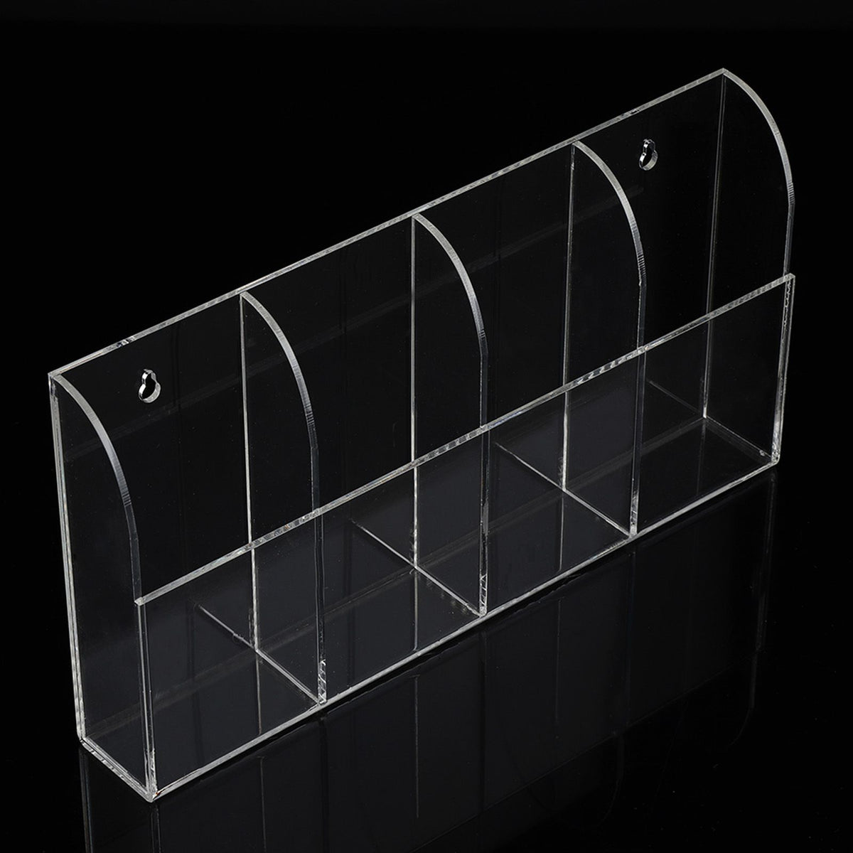 Acrylic Air Conditioner Remote Control Holder Case Storage Box Wall Mount