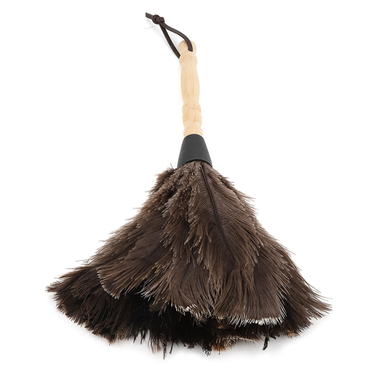 Mini Washable Reusable Ostrich Feather Duster for Books Keyboard Office Home
