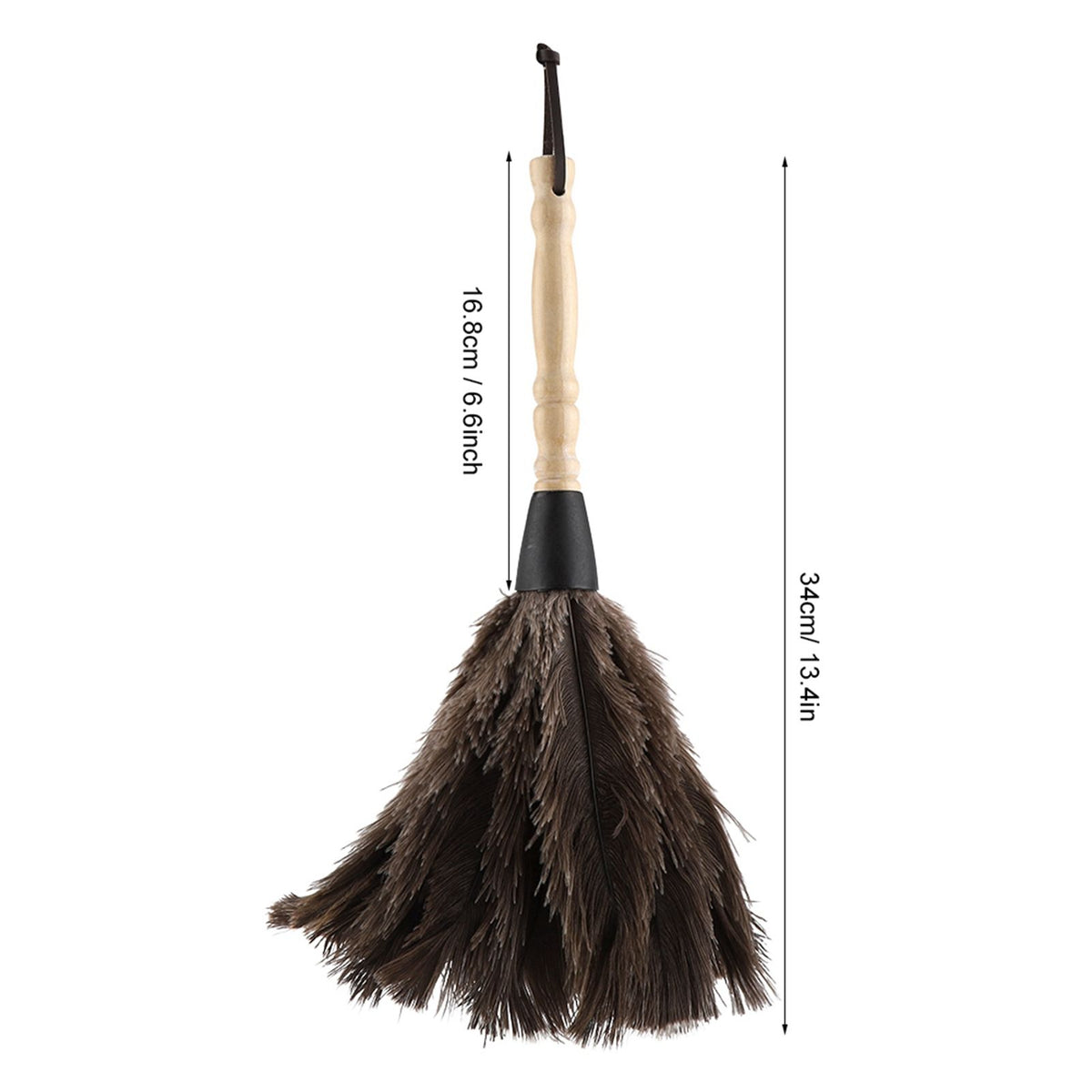 Mini Washable Reusable Ostrich Feather Duster for Books Keyboard Office Home