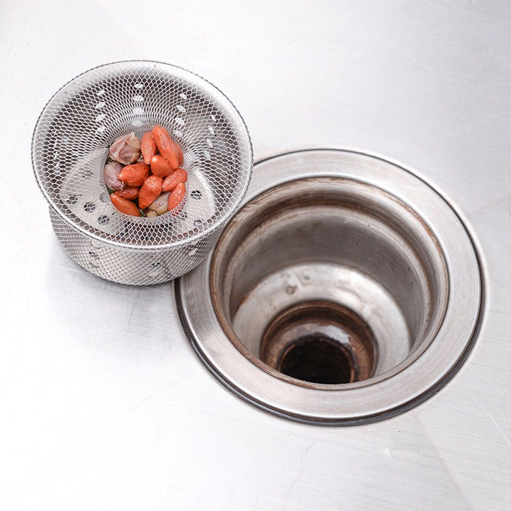 100pcs/set Kitchen Sink Drain Strainer Disposable Mesh Bag Residue Waste Filter Bags Catcher
