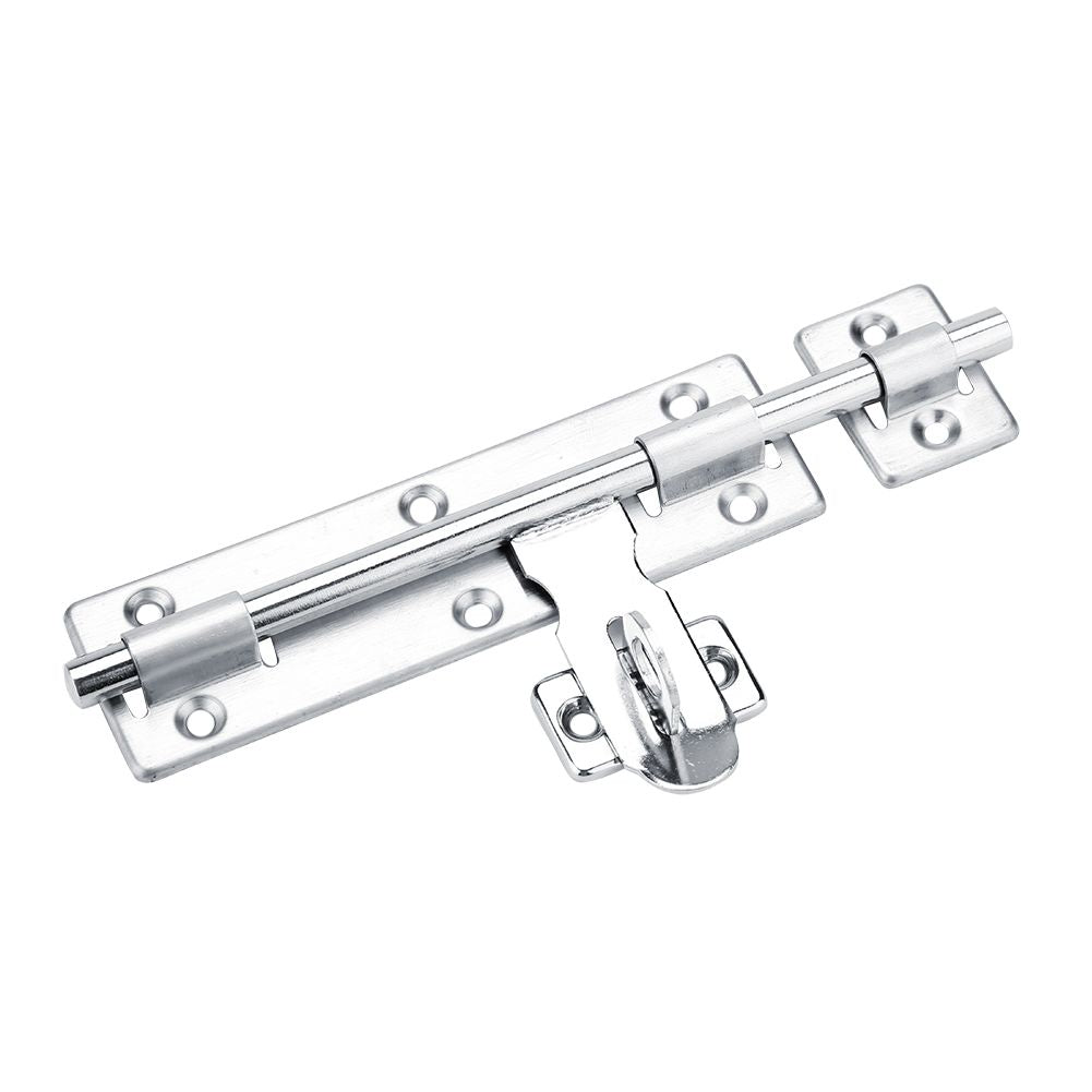 1Pc 8inch Stainless Steel Security Home Door Bolt Padlock Sliding Barrel Bolts Window Lock