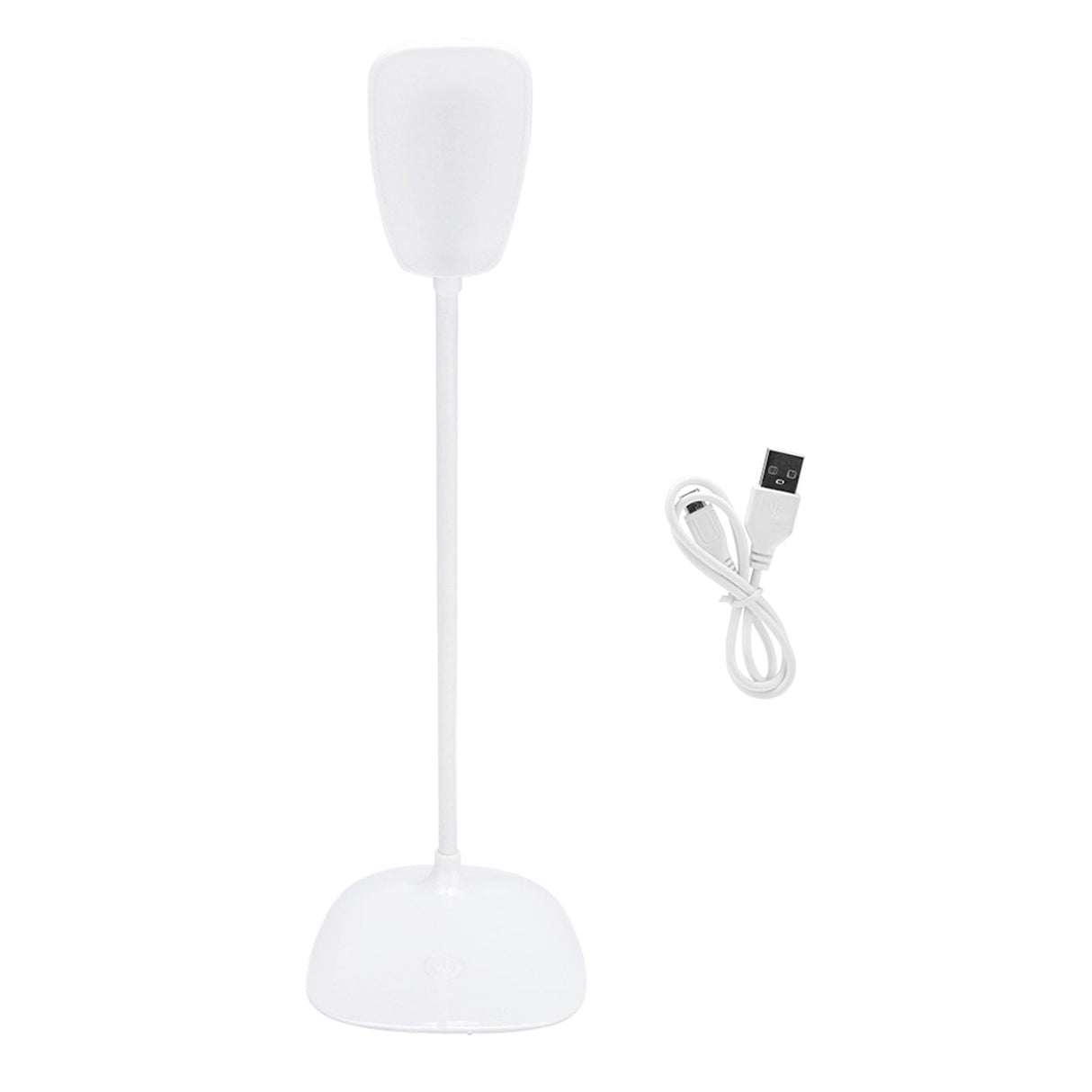 LED USB Flexible Table Lamp Tabletop Bedside Touch Switch Dimmable Reading Studying Light
