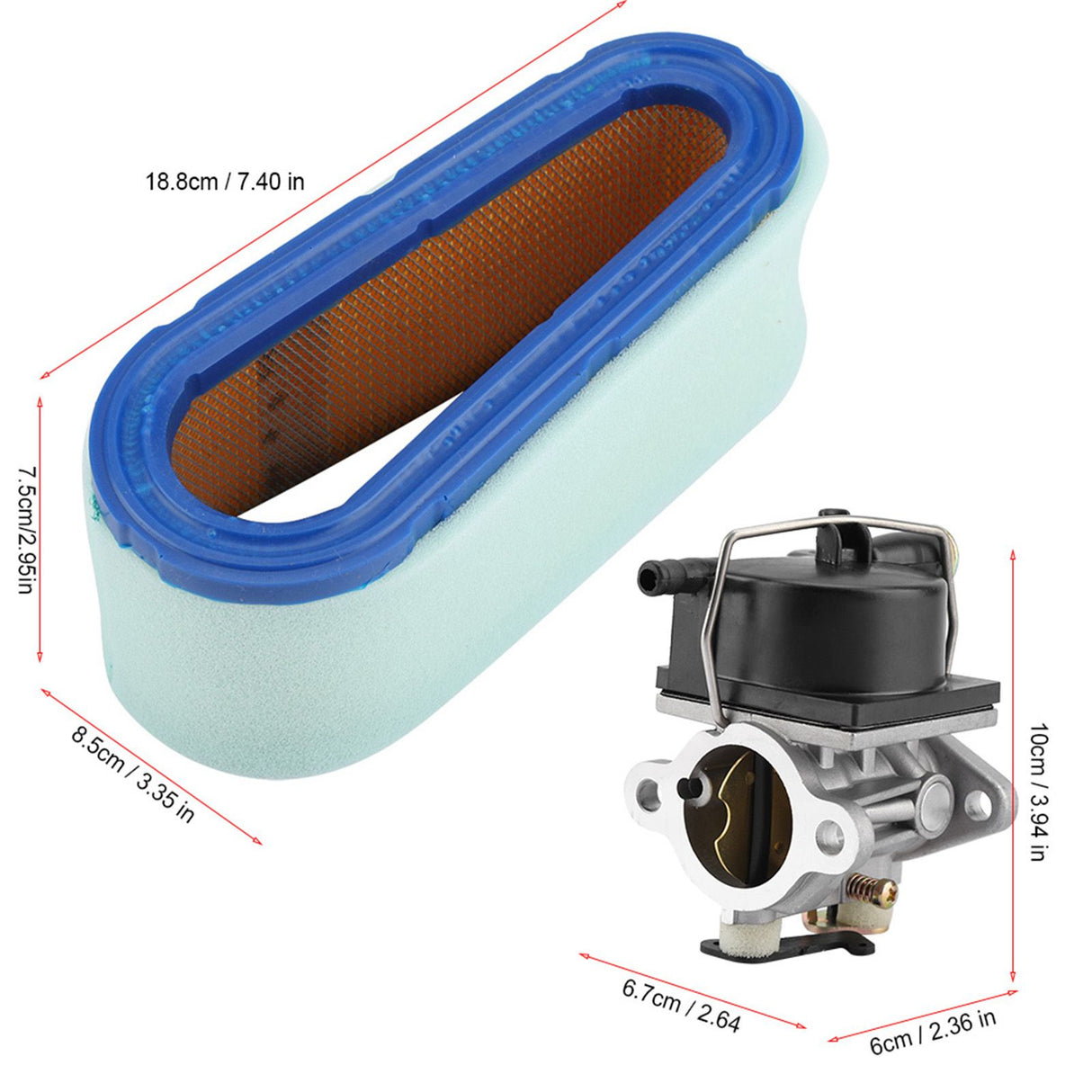 Carburetor Carb For Tecumseh 640065A 13Hp 13.5Hp 14Hp 15Hp Air Filter