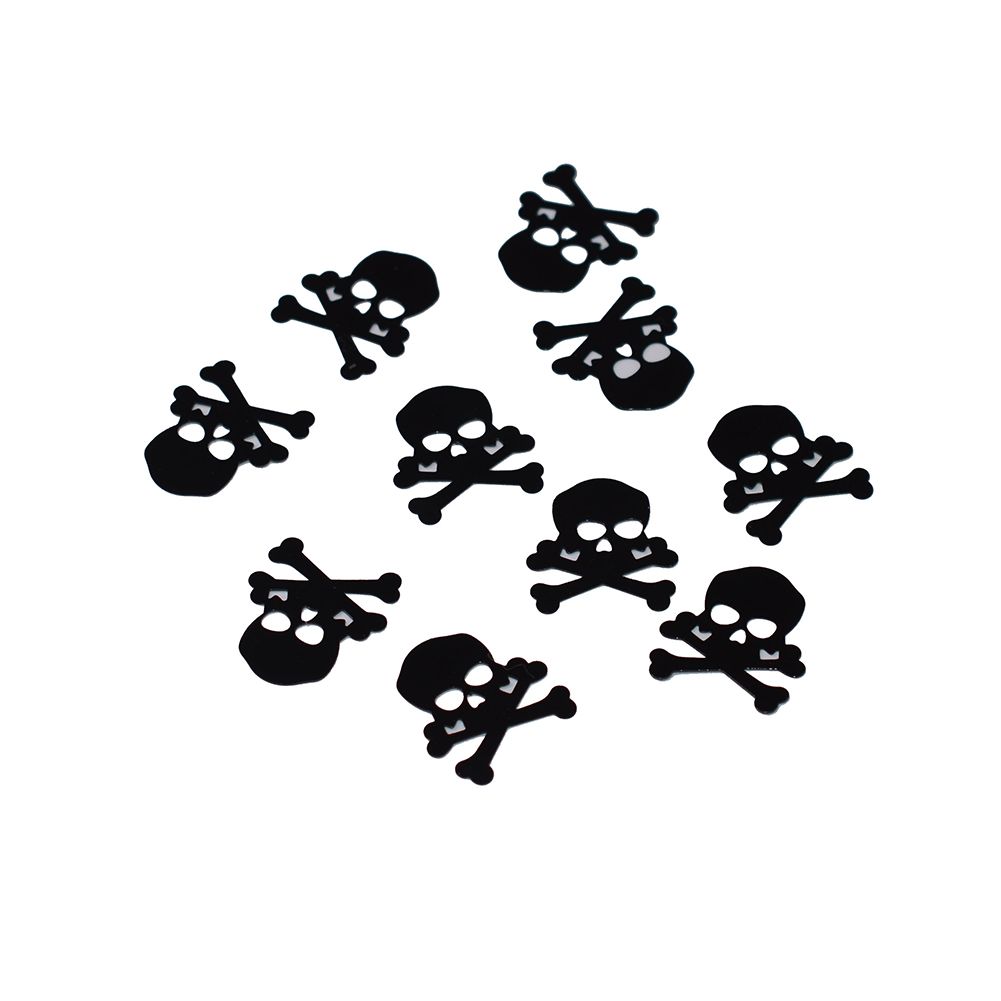 Skull Shape Party Celebration Decorative Table Scatters Confetti Decoration Supplies
