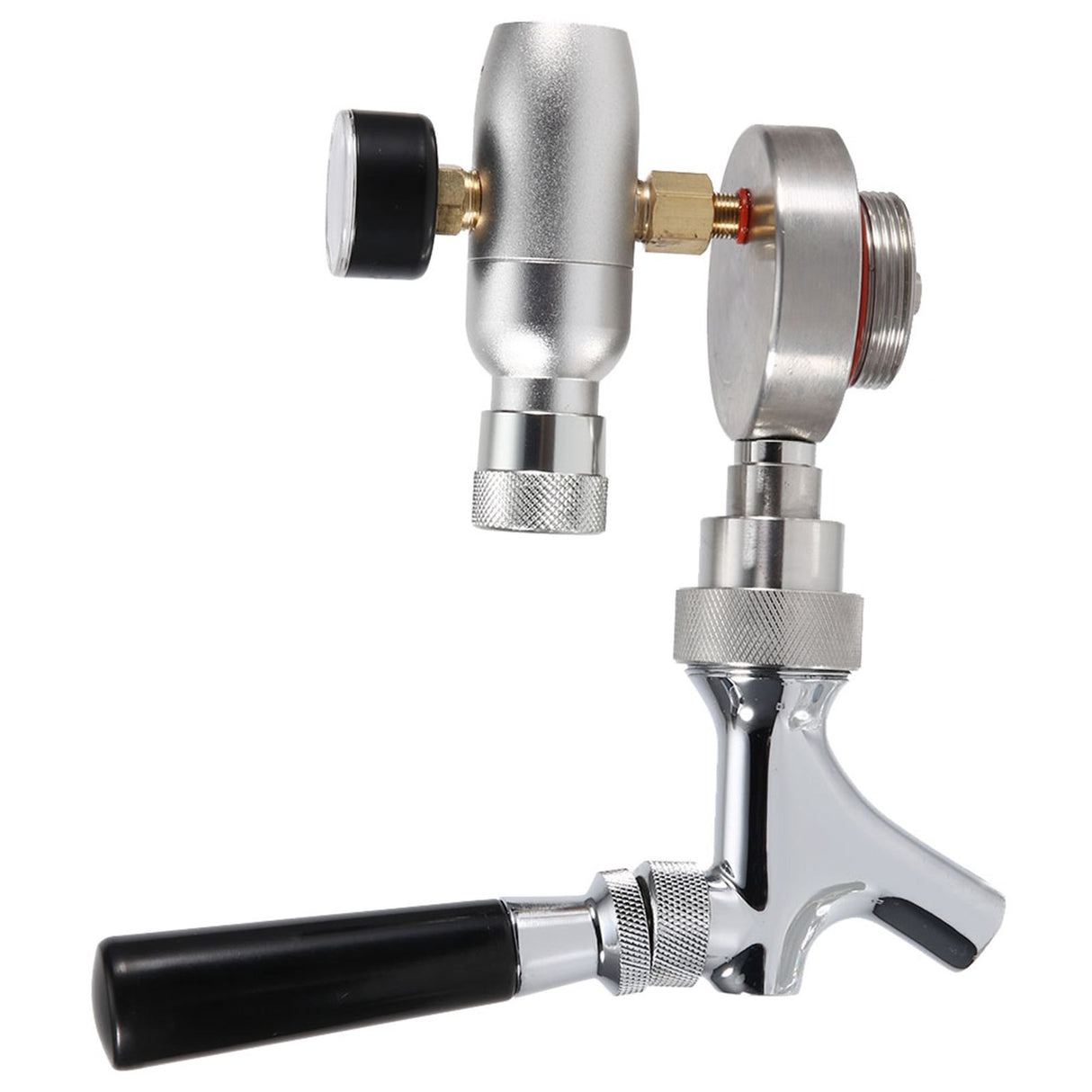 Stainless Steel Beer Spear Faucet Tap Dispenser Kit for 2L/3.6L/4L Mini Keg Beer Growler