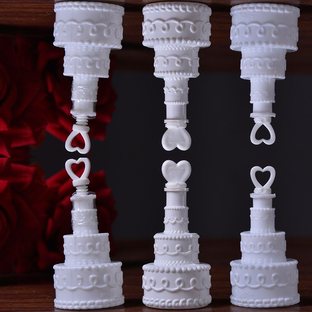 24Pcs Three layer Cake Topper Wedding Cake Birthday Party Food Decoration