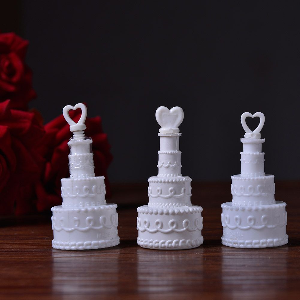24Pcs Three layer Cake Topper Wedding Cake Birthday Party Food Decoration
