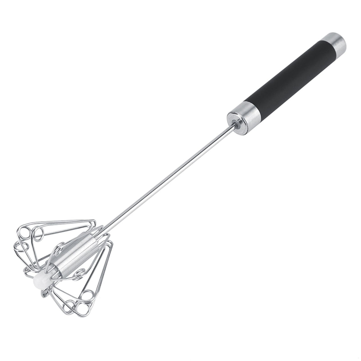 Stainless Steel Anti rust Durable Rotatable Manual Whisk Egg Beater