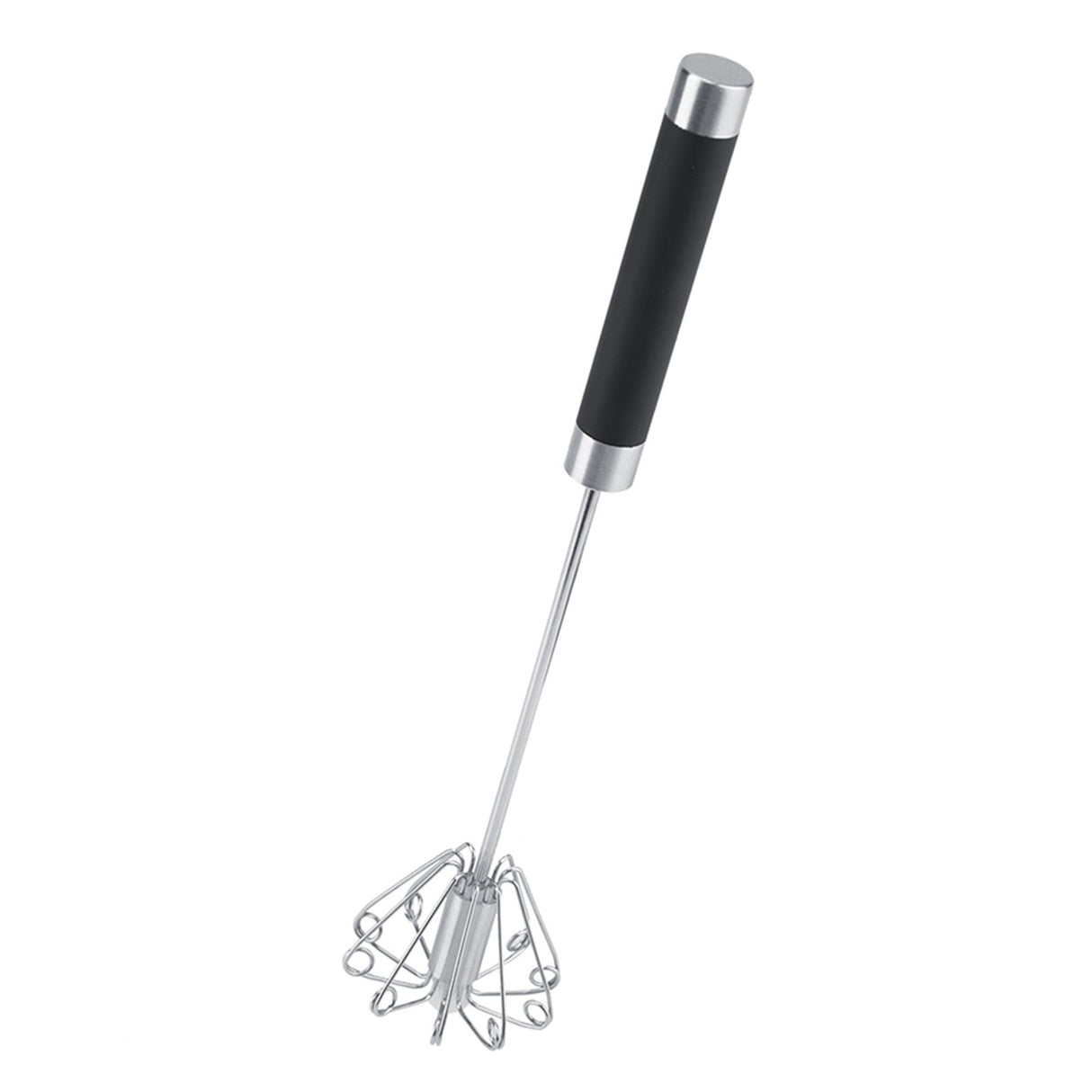 Stainless Steel Anti rust Durable Rotatable Manual Whisk Egg Beater