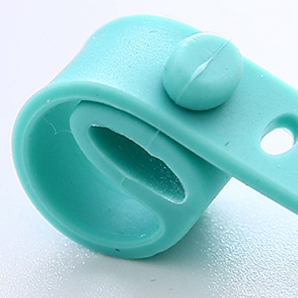 4Pcs Silicone Earphone Winder Wrap Cable Cord Wire Holder Organizer