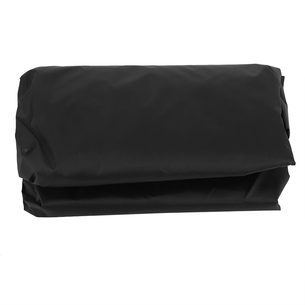 Round Table Dust Cover Outdoor Waterproof Garden Patio Furniture Covers(Black)