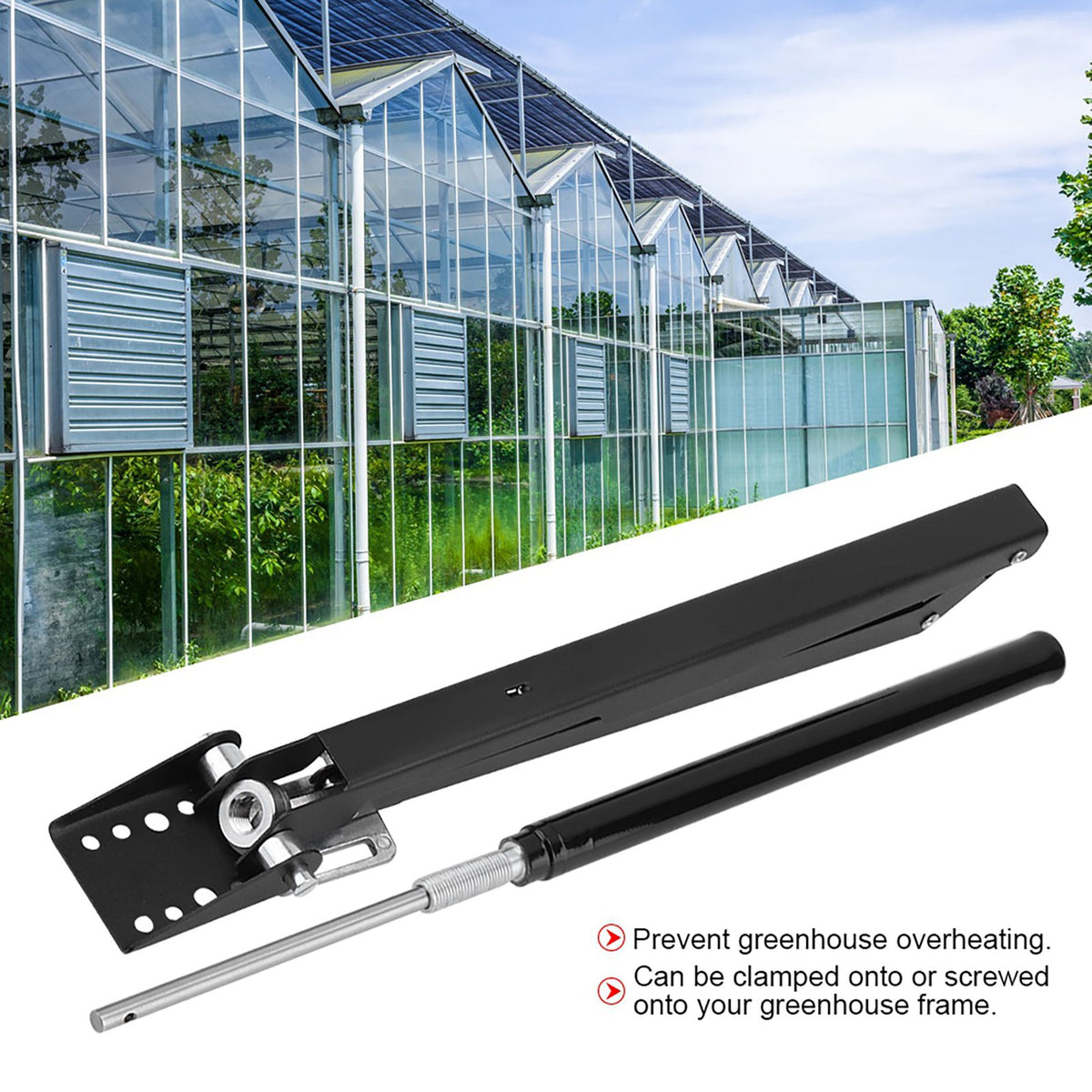 Greenhouse Window Opener Vent Autovent Solar Heat Sensitive Automatic Greenhouses Roof