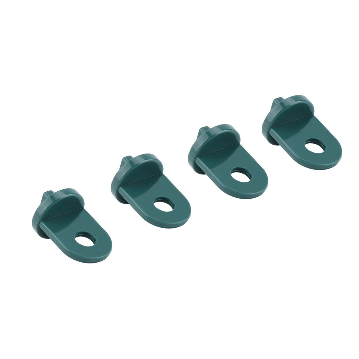 50 PCS Plastic Greenhouse Hook Plant Flower Hanger (Green)