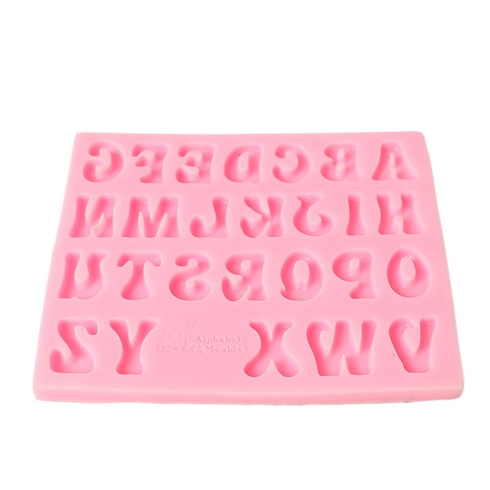 Letter Shape Cake Baking Cookie Chocolate Sugar Paste Food Silicone Mold Bakeware
