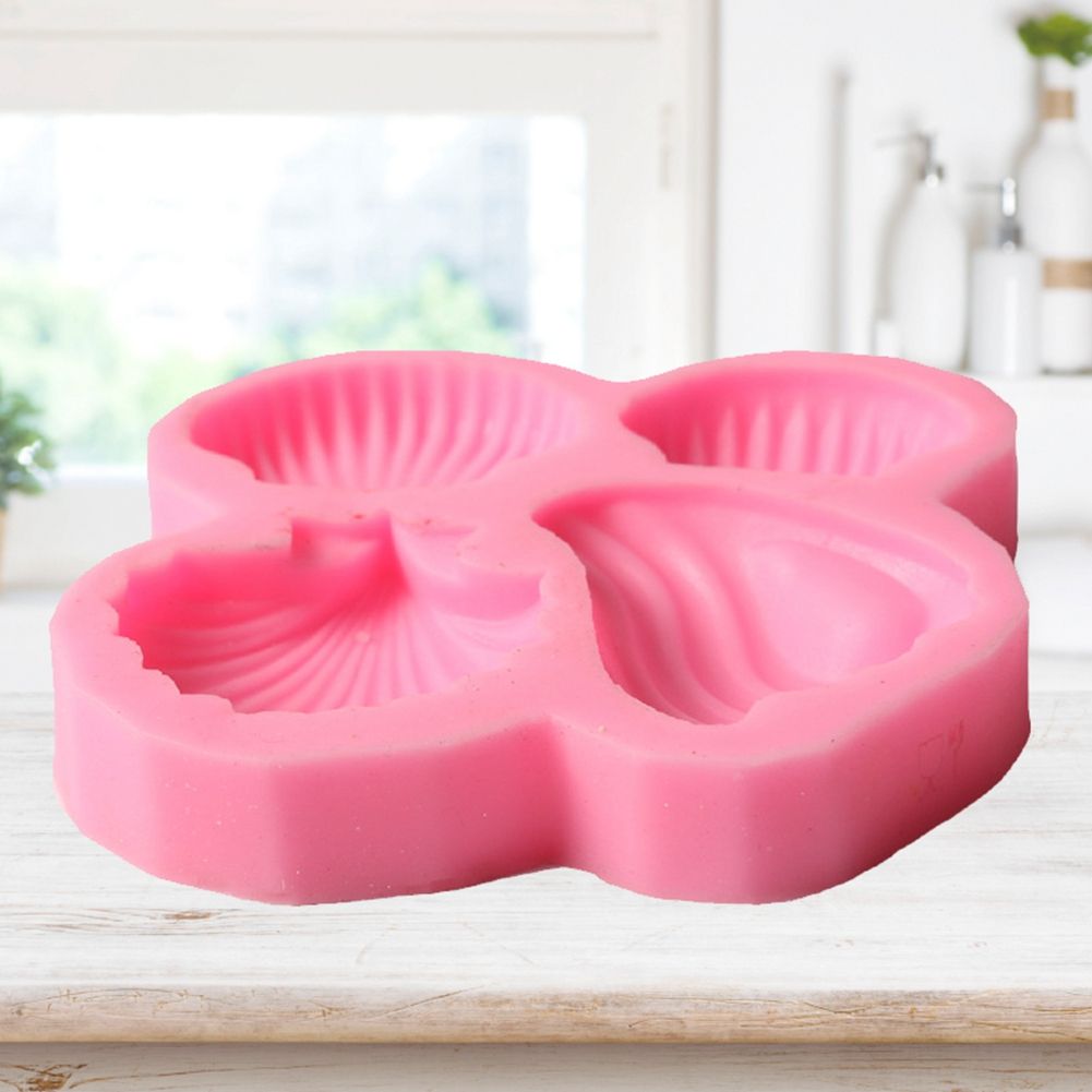 Shell Pattern Silicone DIY Mold Fondant Cake Decorative Baking Soap Making Tool