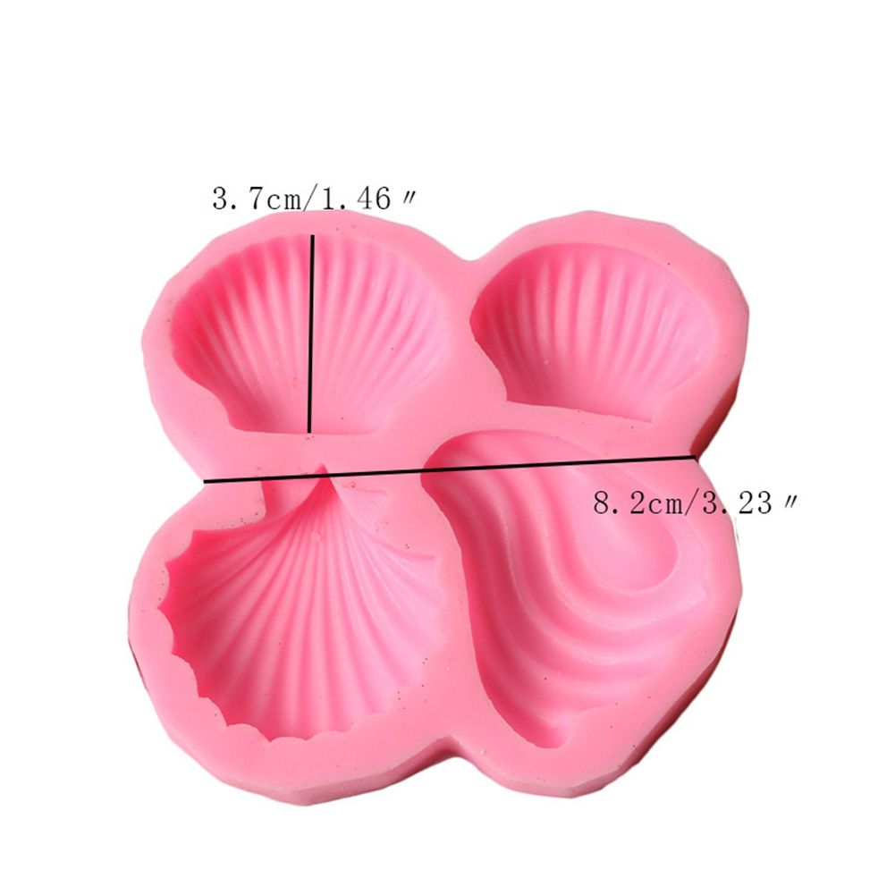 Shell Pattern Silicone DIY Mold Fondant Cake Decorative Baking Soap Making Tool
