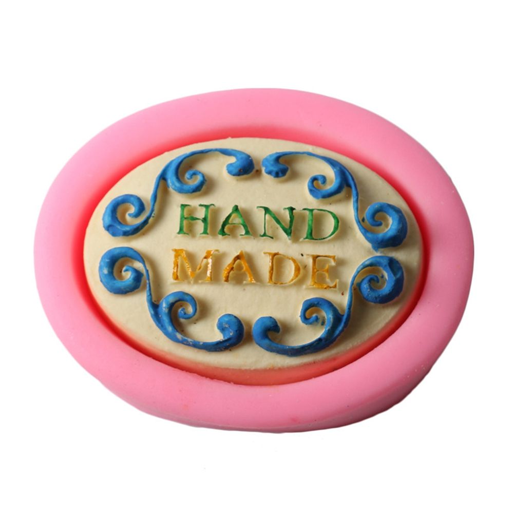 HAND MADE Lettering Cake Baking Cookie Chocolate Sugar Paste Food Silicone Mold Bakeware