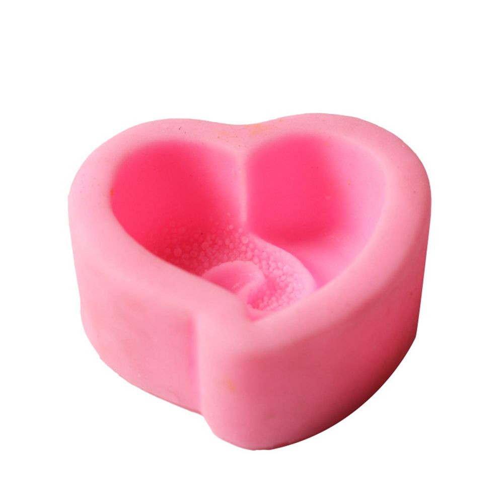 Spiral Loving Heart Cake Baking Cookie Chocolate Sugar Paste Candle Soap Silicone Mold Bakeware