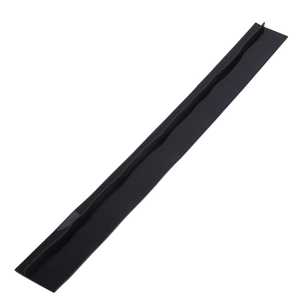 1pc Silicone Gap Strip Oil Resistant Stove Kitchen Counter Cap Filler Sealing Cover Black