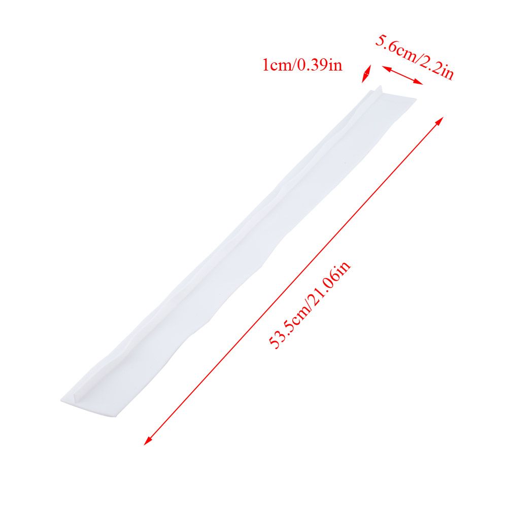 1pc Silicone Gap Strip Oil Resistant Stove Kitchen Counter Cap Filler Sealing Cover White