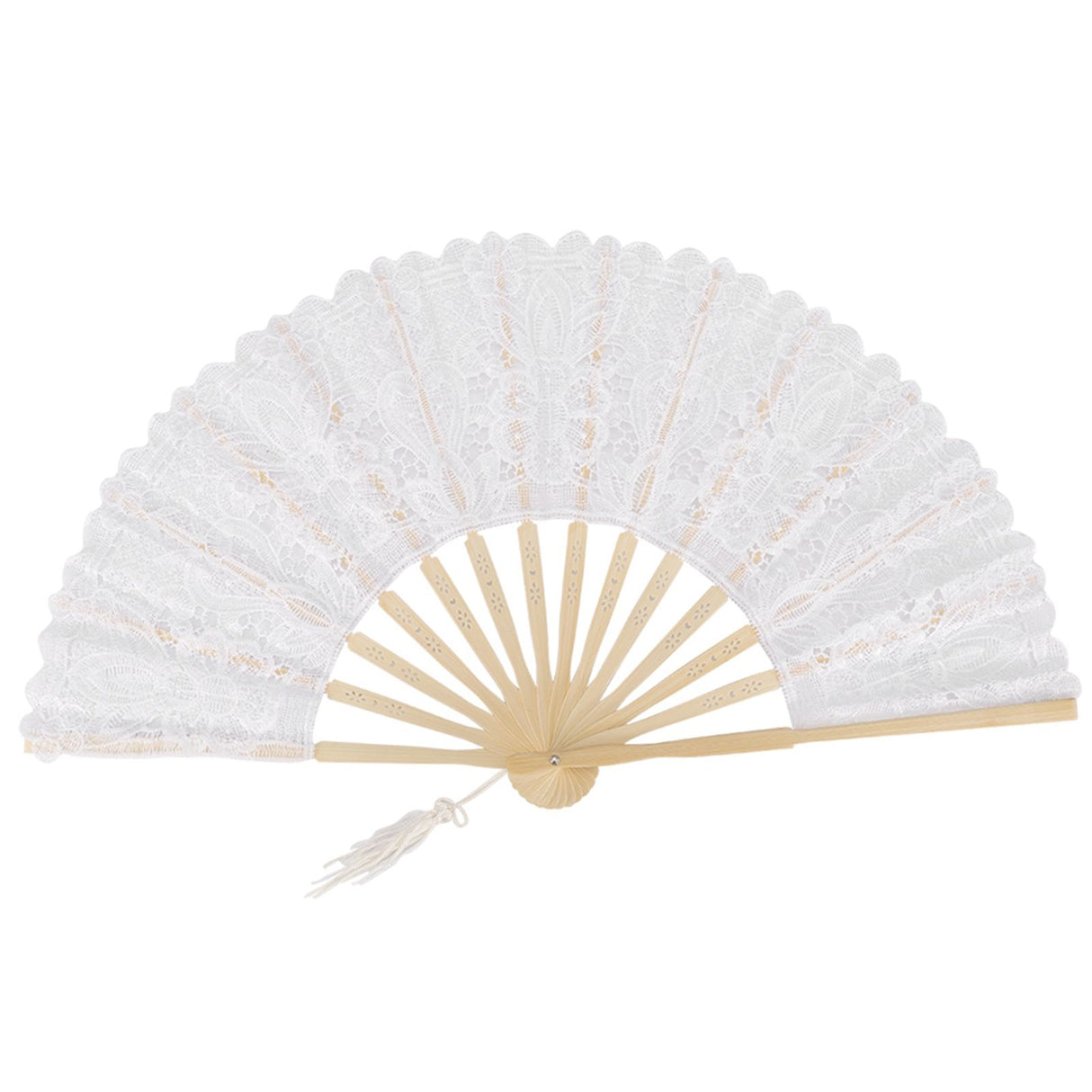Lace Umbrella Fan Parasol for Lady Women Party Decor Dancing Photography Prop