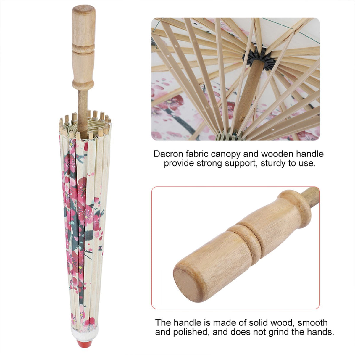 Small Size Handmade Oiled Paper Umbrella Chinese Art Classical Dance Umbrella Plum Blossom