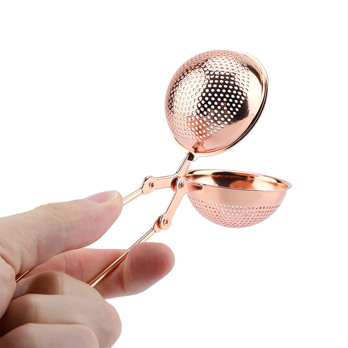 Portable Stainless Steel Tea Infuser Strainer Reusable Ball Shape Teapot Filter