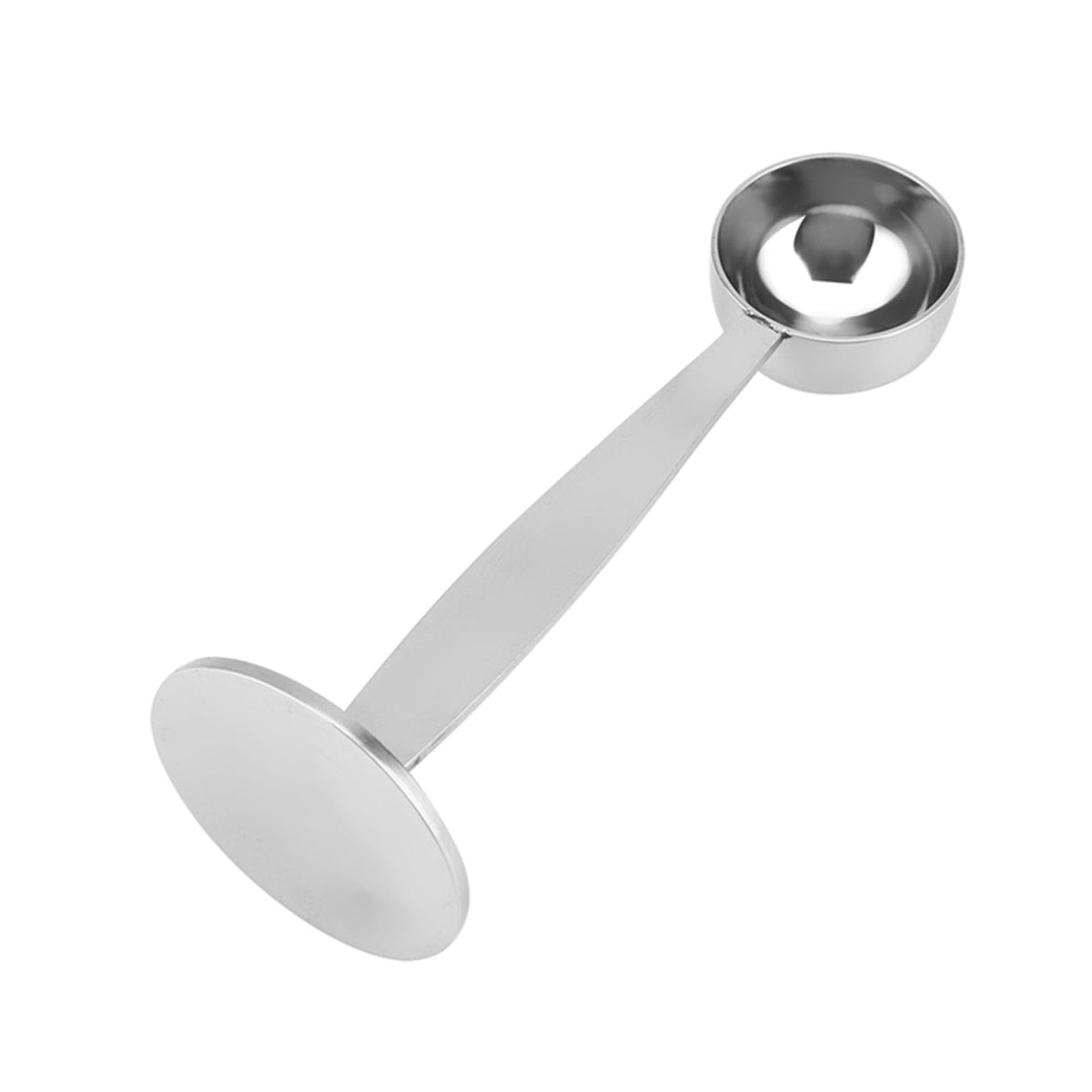 Dual purpose Stainless Steel Tamping Measuring Coffee Bean Powder Spoon Scoop