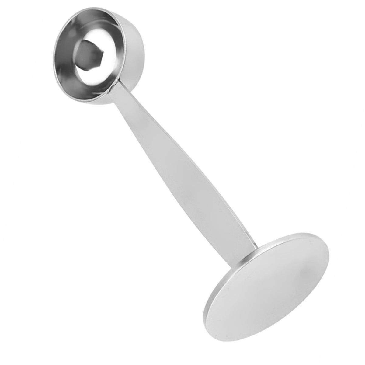 Dual purpose Stainless Steel Tamping Measuring Coffee Bean Powder Spoon Scoop