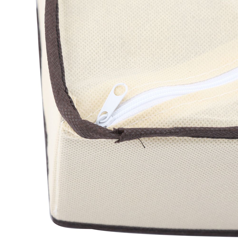 Portable Foldable Durable Divider Storage Box Case Container for Bra Underwear Sock(6 Grids)
