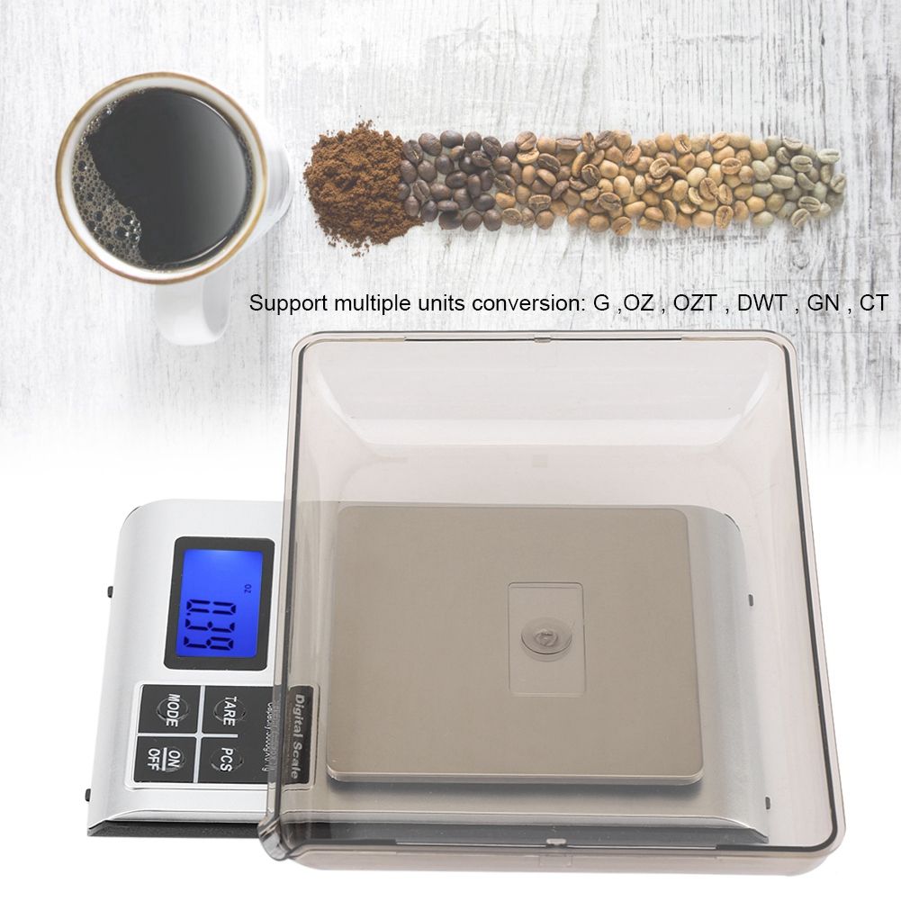 3kg/1g Precise Digital Electronic Kitchen Scale Stainless Steel Food Baking Weighing Balance