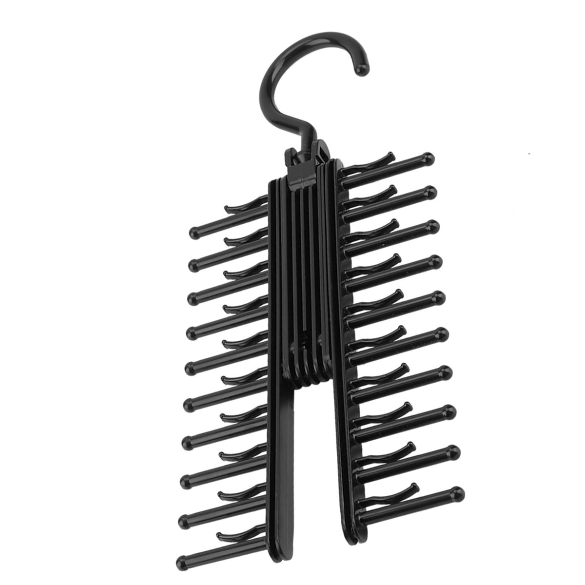 Adlustable Cross X Tie Rack Belt Scarves Hook Hanger Holder Organizer