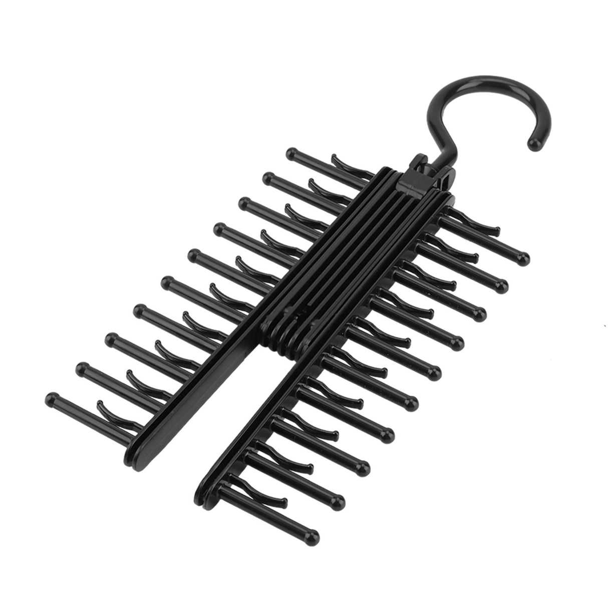 Adlustable Cross X Tie Rack Belt Scarves Hook Hanger Holder Organizer
