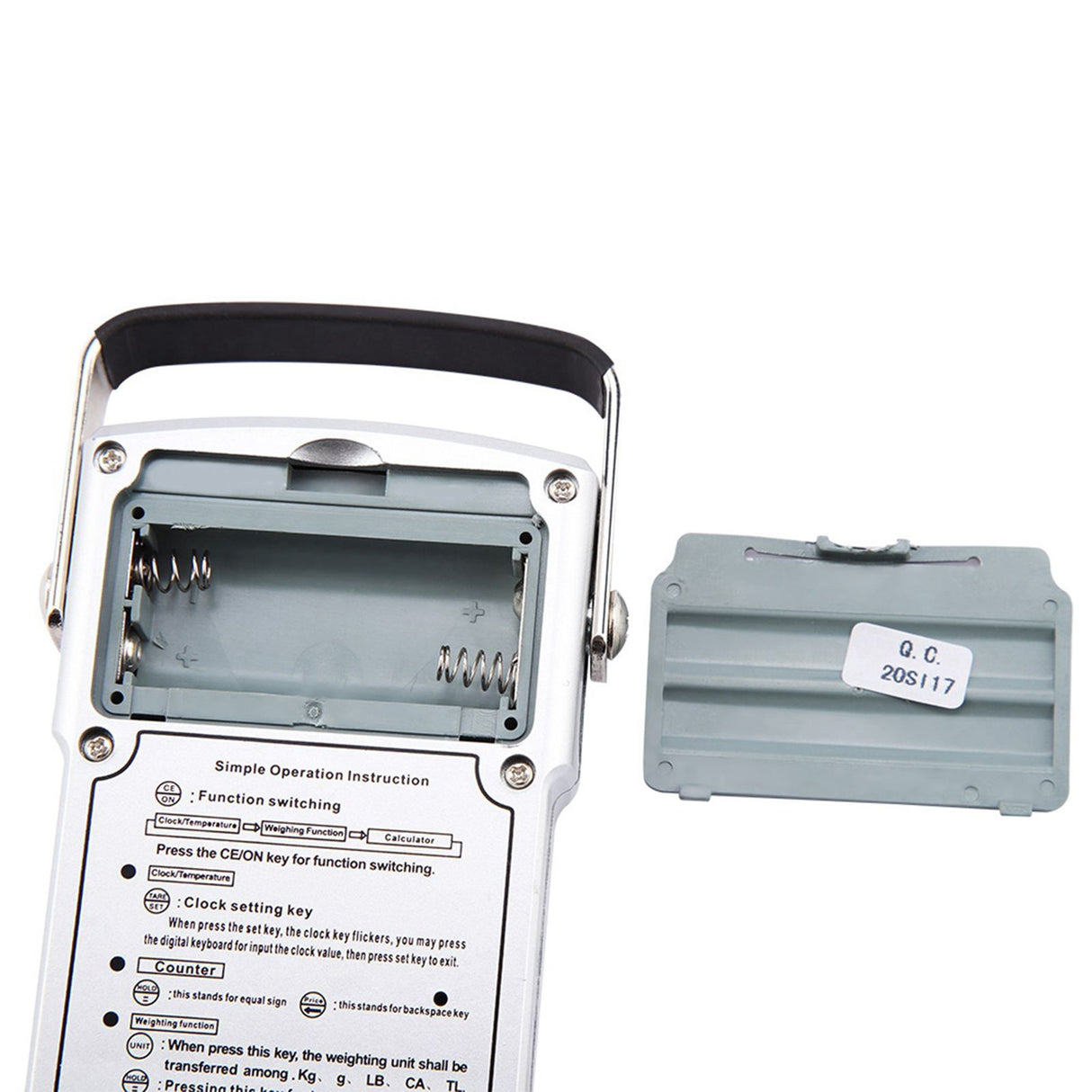 Electronic Fish Hook Scale 50Kg Luggage Weighing 7 in 1 Digital Hanging Scales