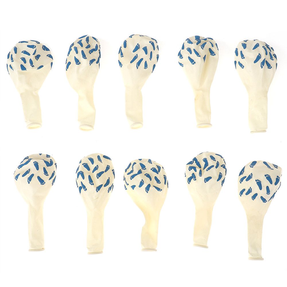 10PCS Cute Print Latex Balloons Set for Baby Child Birthday Party Decoration (2#)