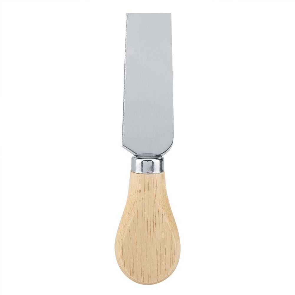 4PCS/Set Stainless Steel Cheese Knives Set Wooden Handle Cheese Cutting Knife Slicer Cutter Set