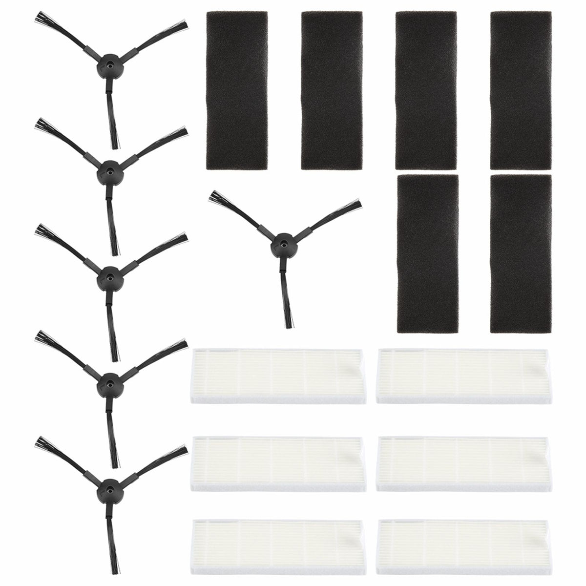 Vacuum Spare Part Side Brush HEPA Filters Tool Kit for ILIFE A6 A4 A4s Robot