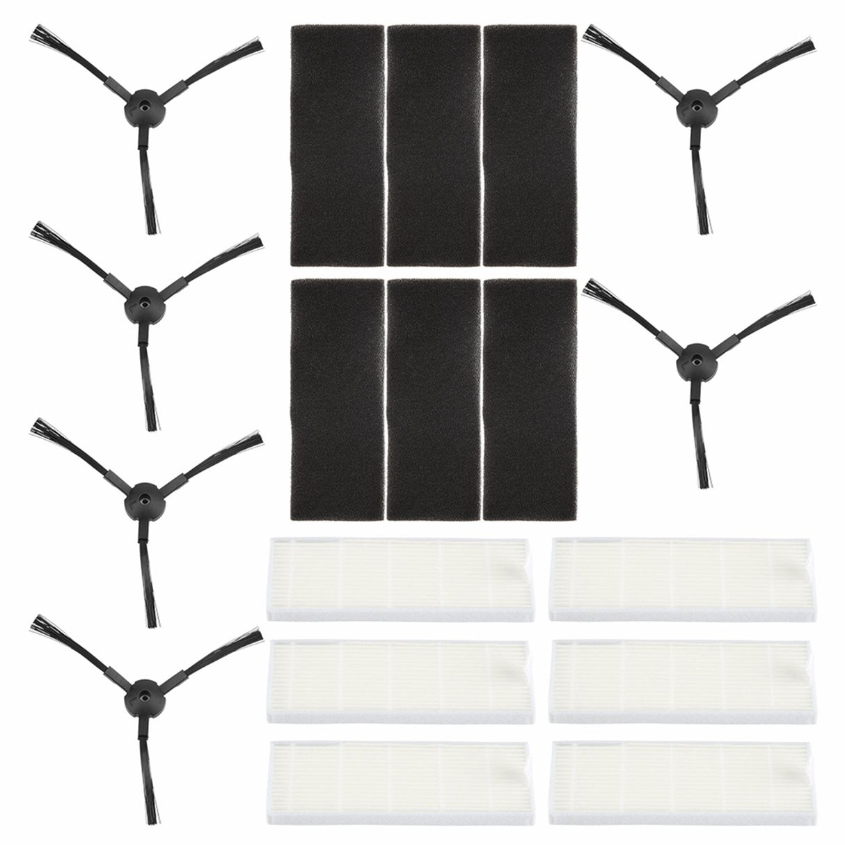 Vacuum Spare Part Side Brush HEPA Filters Tool Kit for ILIFE A6 A4 A4s Robot