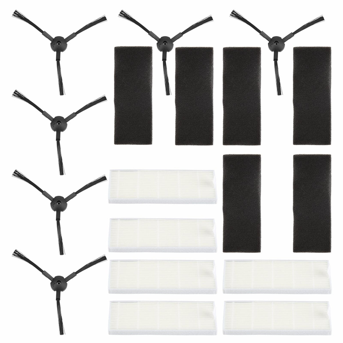 Vacuum Spare Part Side Brush HEPA Filters Tool Kit for ILIFE A6 A4 A4s Robot