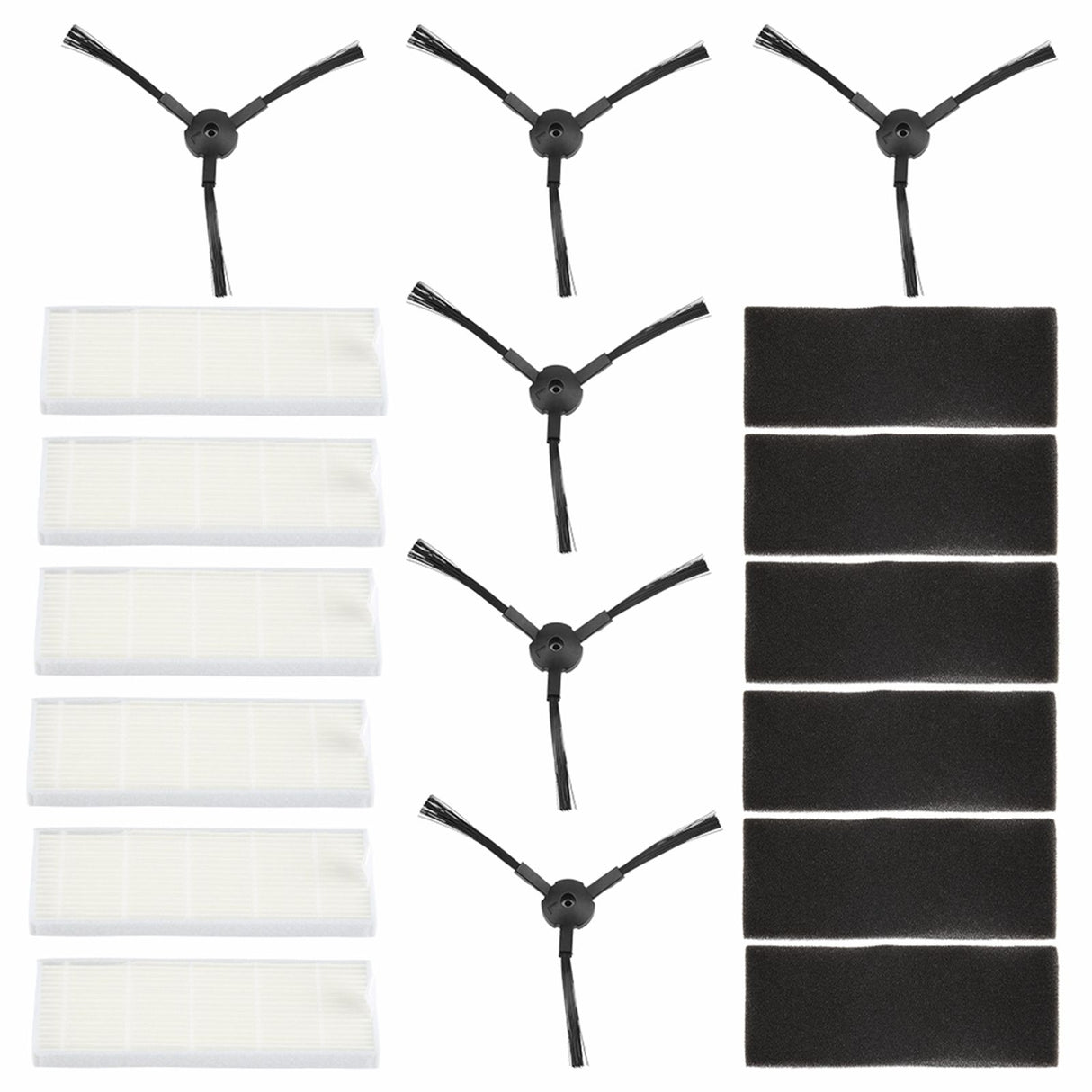 Vacuum Spare Part Side Brush HEPA Filters Tool Kit for ILIFE A6 A4 A4s Robot