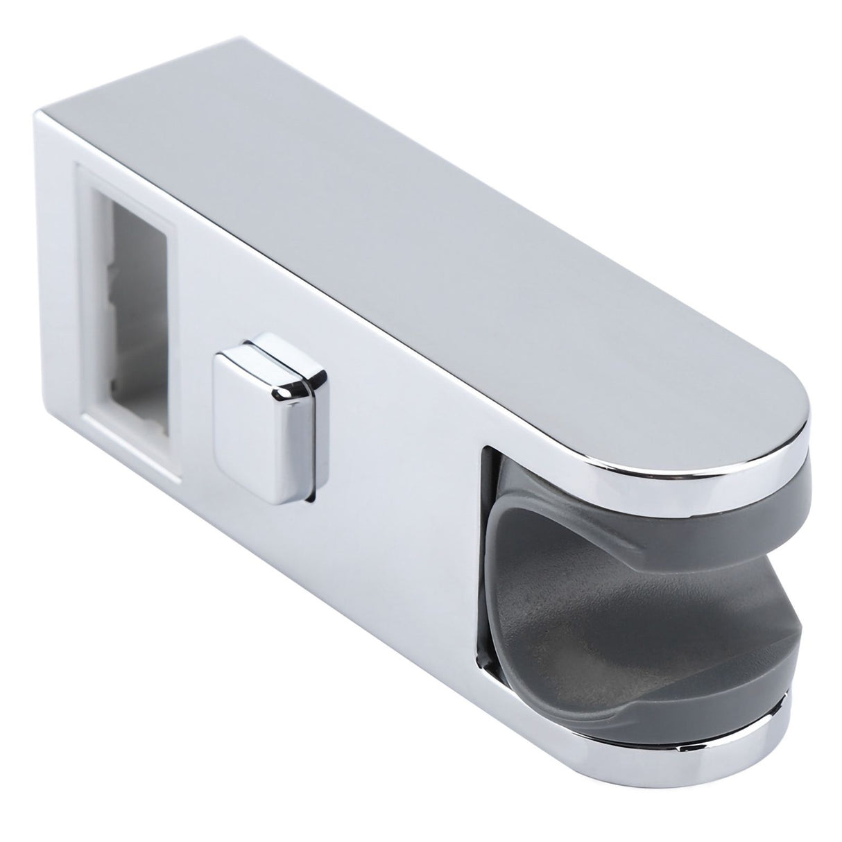 ABS Chromeplated Adjustable Height Shower Slider Bar Rail Head Holder Stand 30*15mm