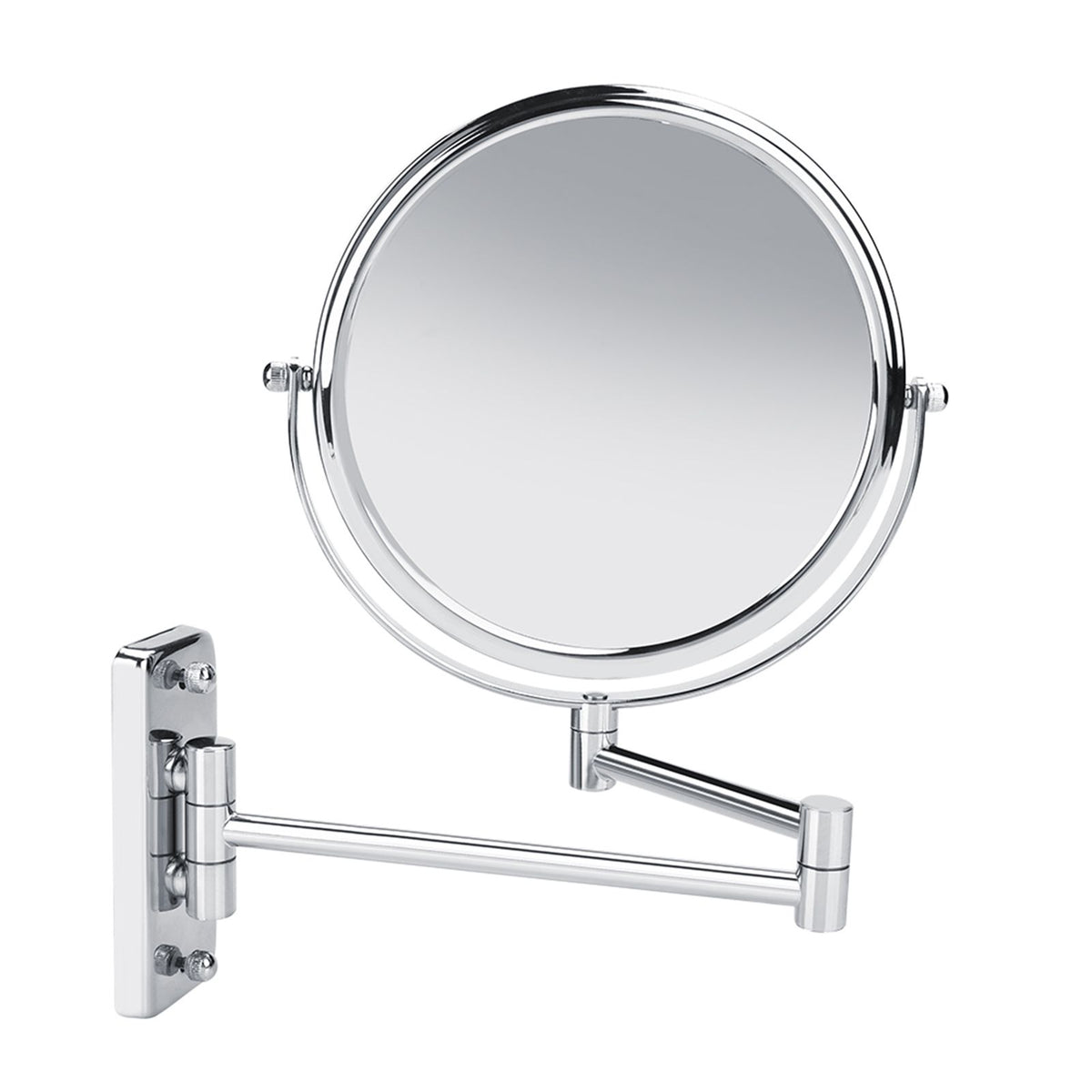 8" Wall Mount Makeup Mirror Double Sided Swivel Mirror 3X Magnifying