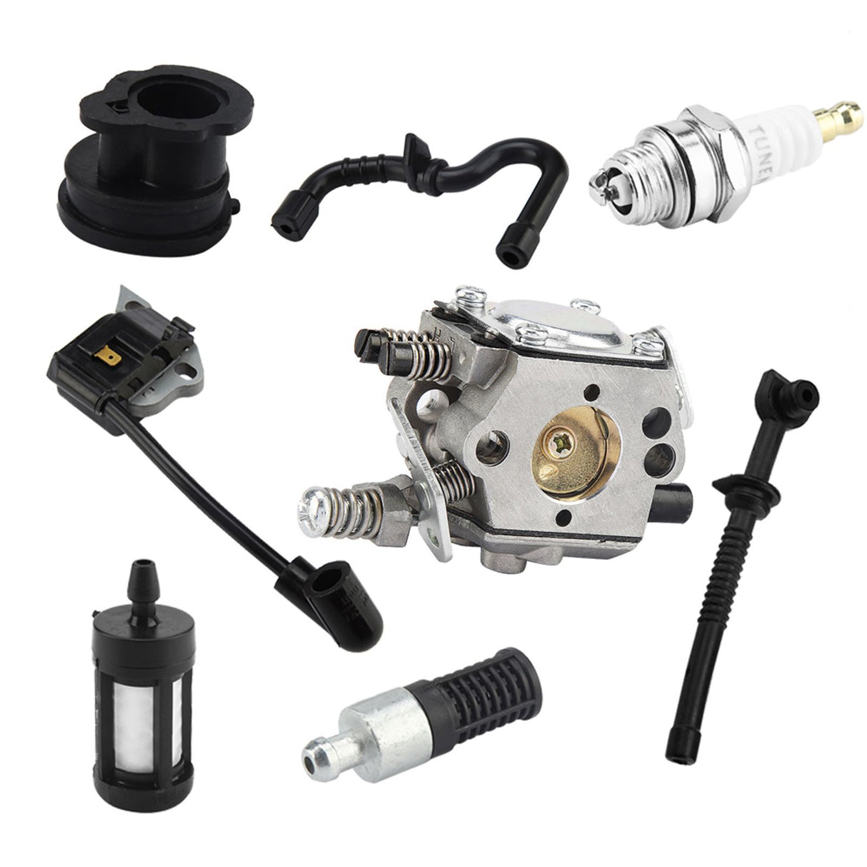 Carburetor Ignition Coil Carb Set for Stihl Walbro 017 018 MS170 MS180 Chainsaw