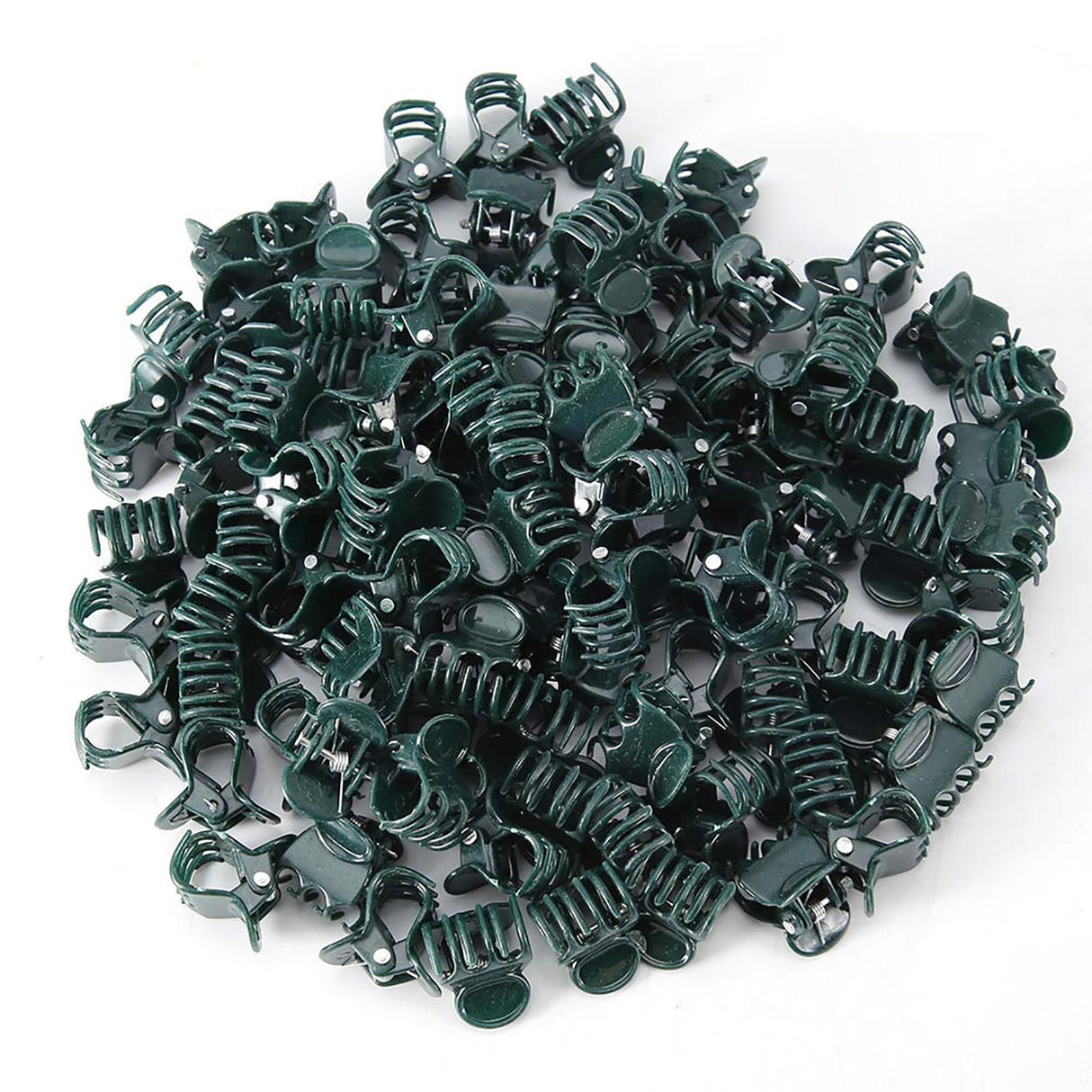100Pcs Plastic Mini Stalks Flower Garden Tools Stem Clips Grow Upright Orchid